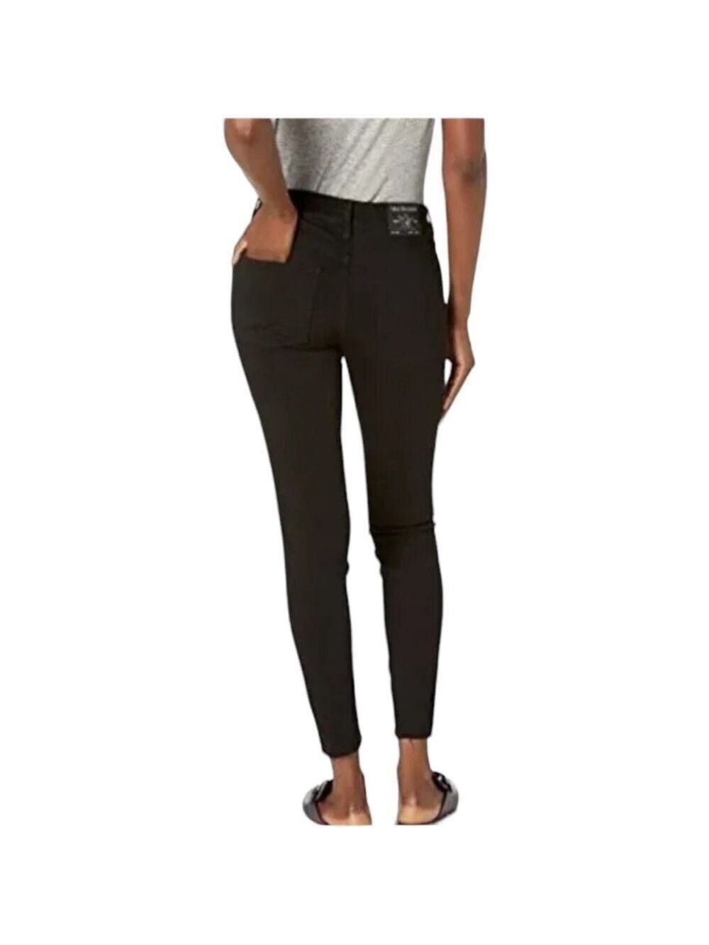TRUE Religion Jenny Curvy Mid-Rise Skinny Raw Hem Jeans Size 28